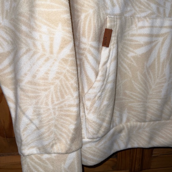 Roxy Polar Fleece Tapioca Palmy Days Pullover. Size Large. NWT - Picture 11 of 12